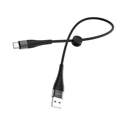 Borofone BX32 microUSB kabel, 5A, 0,25m, crna