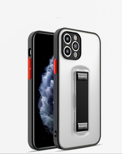 Apple iPhone 7/8/SE 2020/ SE 2022 s osloncem zaštitna maskica (Crna)