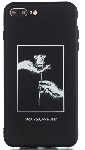 Apple iPhone 7 /8/ SE2 rose zaštitna maskica (Crna)