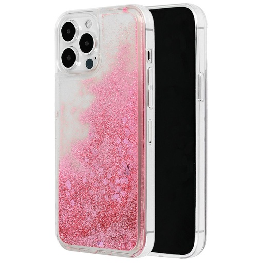Apple iPhone 7 / iPhone 8 / iPhone SE 2020 / iPhone SE 2022 liquid heart zaštitna maskica (Rozé Zlatna)