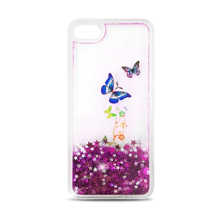 [FP023040] Apple iPhone 7 / iPhone 8 / iPhone SE 2020 / iPhone SE 2022 liquid glitter back cover case (Purple)