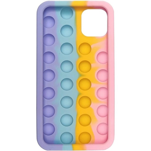 Samsung Galaxy A52 4G/A52 5G/A52s 5G push bubble zaštitna maskica (roza-žuto-plavo-ljubičasta)