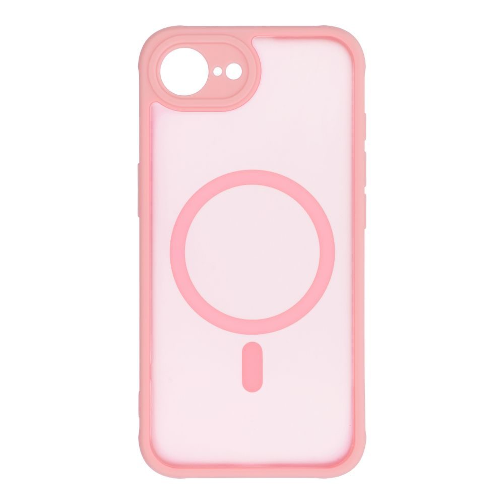 [301536] Apple iPhone 16e Full matte mag magsafe back cover case (Pink)