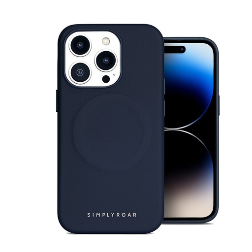 Apple iPhone 16 Pro Max Roar Leather MagSafe zaštitna maskica (Tamnoplava)