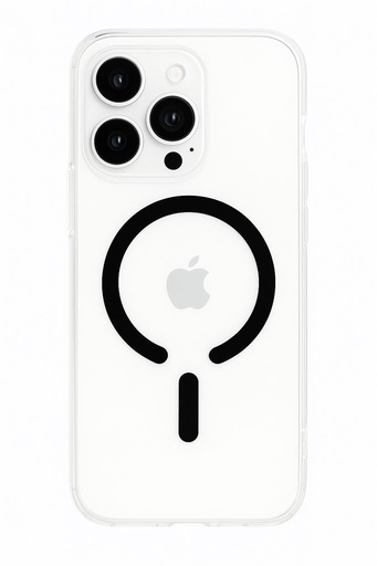 Apple iPhone 15 Pro ROAR Mag Color Crystal MagSafe zaštitna maskica (Crna)