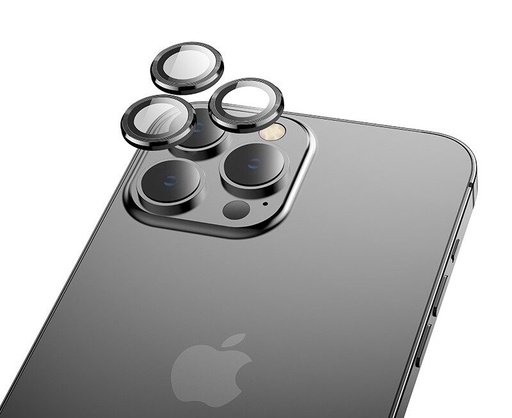 Apple iPhone 15 Pro / iPhone 15 Pro Max Hoco eagle eye metal kamera zaštitno staklo siva