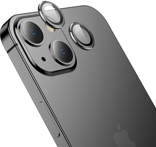 Apple iPhone 15 / iPhone 15 Plus Hoco eagle eye metal kamera zaštitno staklo crna