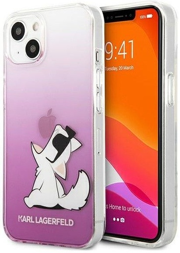Apple iPhone 13 Pro Karl Lagerfeld PC/TPU Choupette Eat futrola (Ružičasta) – KLHCP13LCFNRCPI