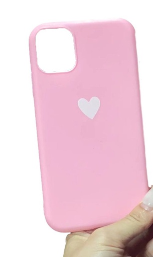 Apple iPhone 12 / iPhone 12 Pro heart TPU zaštitna maskica (Ružičasta)