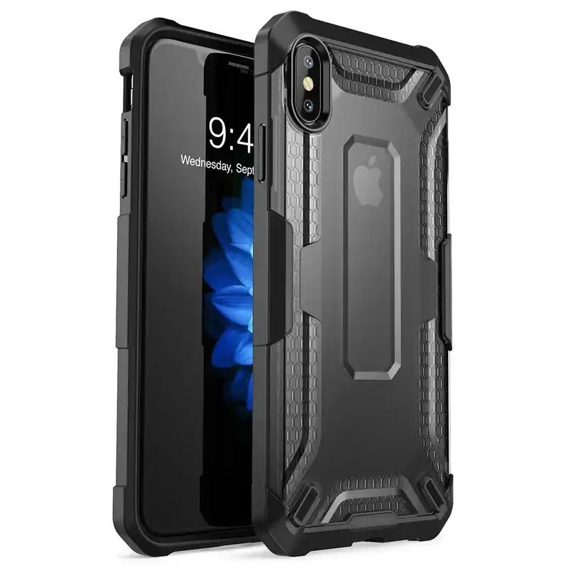 [5900495547509] Apple iPhone 12 / iPhone 12 Pro Unicorn beetle shockproof back cover case (Black)