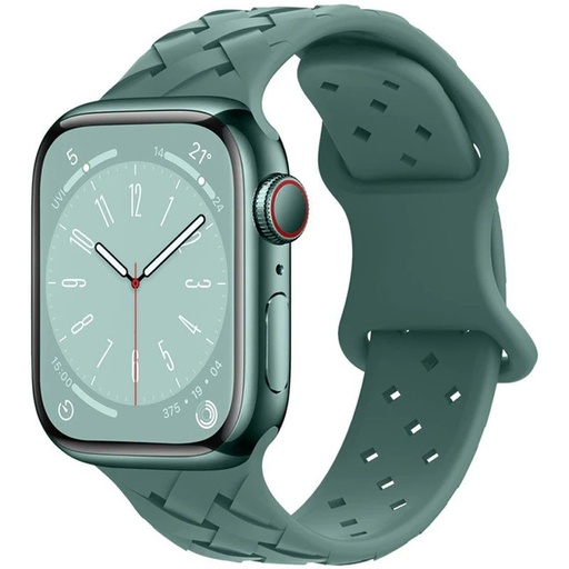 Apple Watch 42mm / Watch 44mm / Watch 45mm / Watch 49mm HOCO WA16 bamboo remen borovo zelena