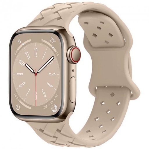 Apple Watch 42mm / Watch 44mm / Watch 45mm / Watch 49mm HOCO WA16 bamboo remen bež