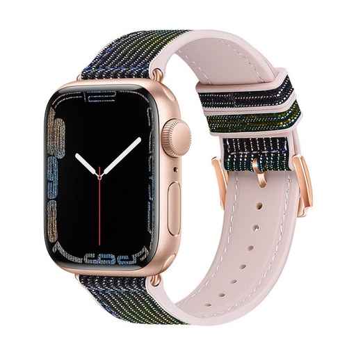 Apple Watch 42mm / Watch 44mm / Watch 45mm / Watch 49mm HOCO WA11 diamond pametni sat remen crna