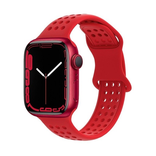 Apple Watch 42mm / Watch 44mm / Watch 45mm / Watch 49mm HOCO WA08 pametni sat remen crvena