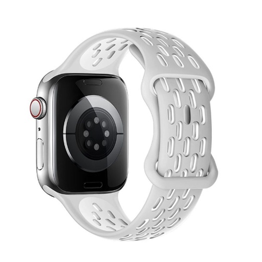 Apple Watch 38mm / Watch 40mm / Watch 41mm HOCO WA19 buckle raindrop remen bijela