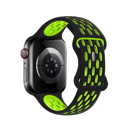 Apple Watch 38mm / Watch 40mm / Watch 41mm HOCO WA19 buckle raindrop remen crno-zelena