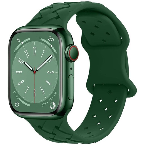 Apple Watch 38mm / Watch 40mm / Watch 41mm HOCO WA16 bamboo remen maslinasto zelena