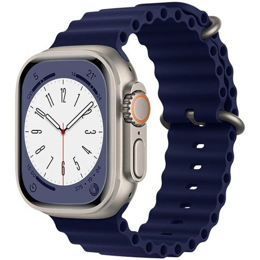 Apple Watch 38mm / Watch 40mm / Watch 41mm HOCO WA12 silikonski remen ponoćno plava