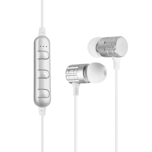 AWEI F1 bluetooth headset, srebrna