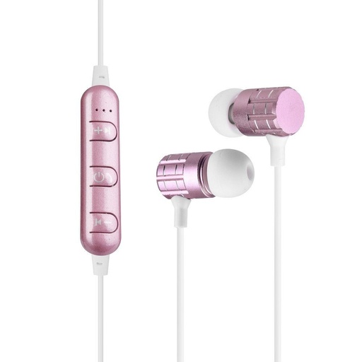 AWEI F1 bluetooth headset, ružičasta