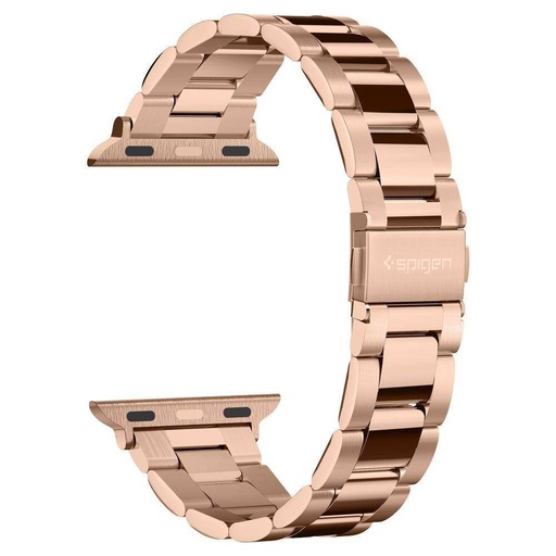 Apple Watch Series 1/2/3/4/5/6(38/40mm) Spigen moderan fit nehrđajući čelik remen, ružičasto zlatna