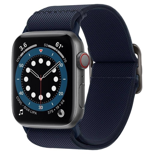 Apple Watch Series 1/2/3/4/5/6(42/44mm) Spigen fit lite remen, morskoplava