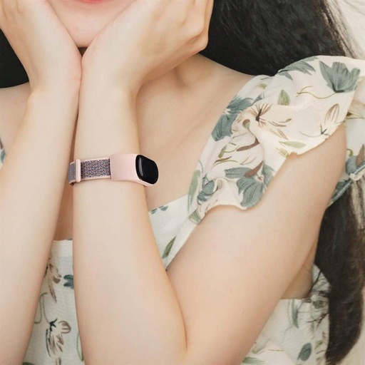 Xiaomi Mi Band 3/4/5/6 nylon remen, morskoplava