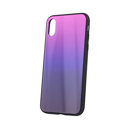 Apple iPhone 11 aurora glass zaštitna maskica (Roza-crna)