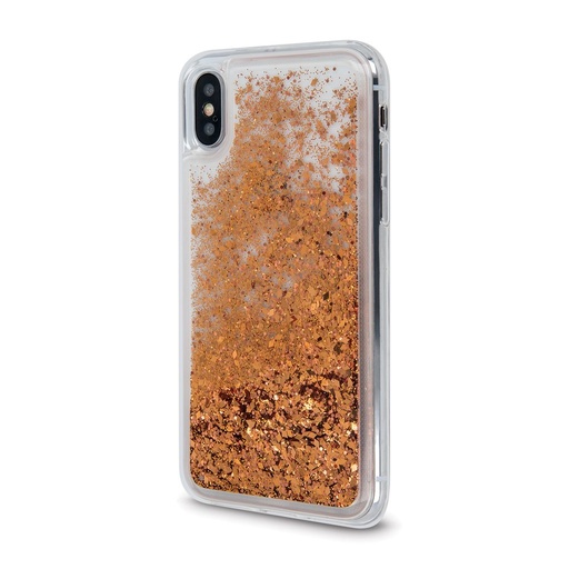 Apple iPhone 12 / iPhone 12 Pro tekući glitter zaštitna maskica (Zlatna)