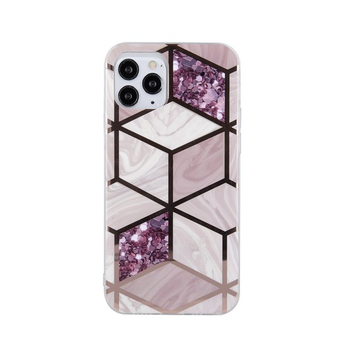 Apple iPhone 12 / iPhone 12 Pro geometric marmur zaštitna maskica (Hanga)