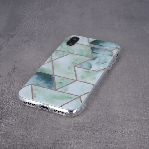 Apple iPhone 12 / iPhone 12 Pro geometric marmur zaštitna maskica (Zelena)