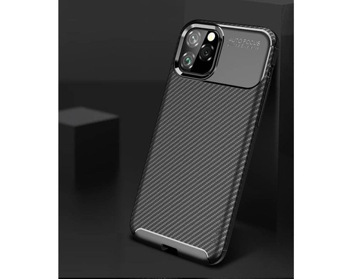 Apple iPhone 11 carbon fiber silikonski zaštitna maskica (Crna)