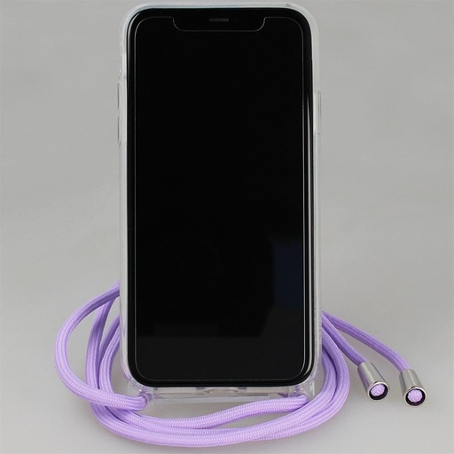 Apple iPhone 11 oko vrata za vješanje glitter zaštitna maskica (Plava)