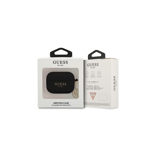 AirPods Pro Guess 4G Charms futrola (Crna) - GUAPLSC4EK