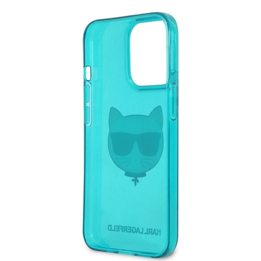 Apple iPhone 13 Pro Karl Lagerfeld Choupette Head futrola (Plava) – KLHCP13LCHTRB