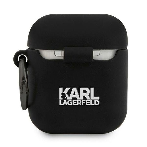 Apple AirPods 1/2 Karl Lagerfeld Rue St Guillaume futrola (Crna) – KLACA2SILRSGBK