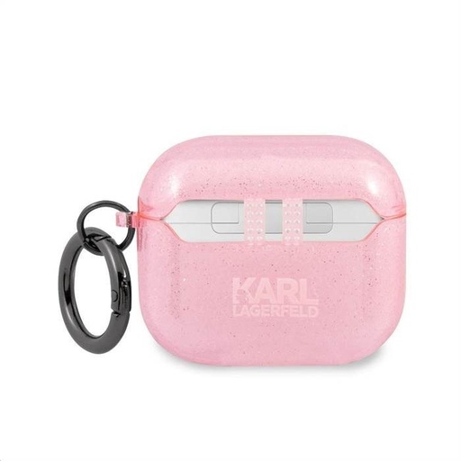 Apple AirPods 3 Karl Lagerfeld Choupette Glitter futrola (Ružičasta) – KLA3UCHGP