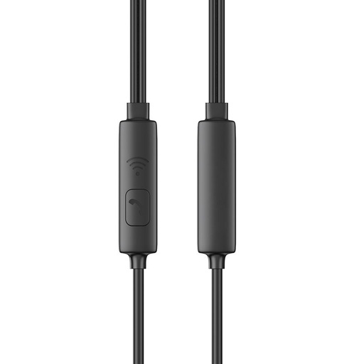 Borofone BM61 žičani headset, 3.5mm jack s priključkom, crna