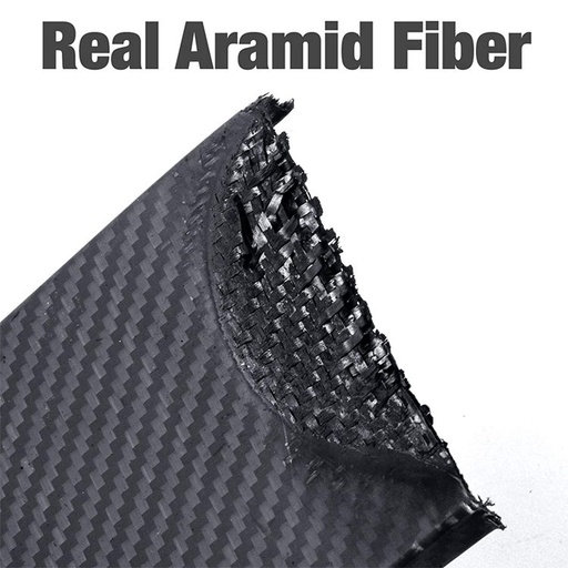 Apple iPhone 12 aramid carbon otporan na udarce ultratanak zaštitna maskica (Crna)