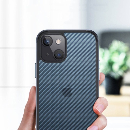 Apple iPhone 13 Mini Sulada carbon fiber zaštitna maskica (Crna)