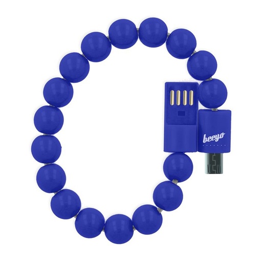 Beeyo narukvica microUSB kabel, morskoplava
