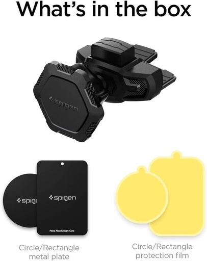 Spigen QS24 magnetski auto držač (za ventilacijsku rešetku), crna