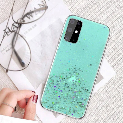 Apple iPhone 13 Pro Max glue glitter zaštitna maskica (Zelena)