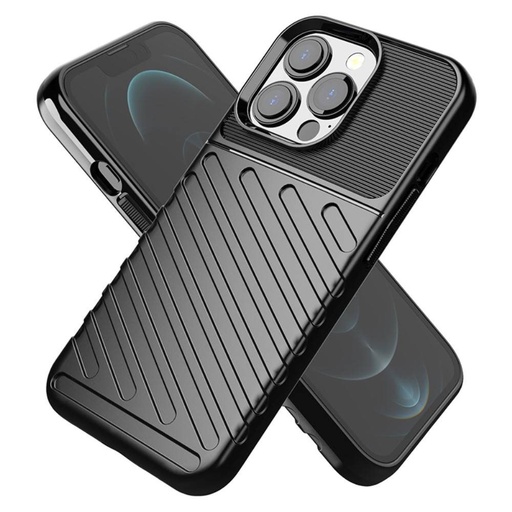 Apple iPhone 13 Pro thunder zaštitna maskica (Crna)