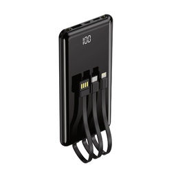 Setty PB-WK-101 power bank s kabelom (microUSB + type-C + lightning) (Crna)