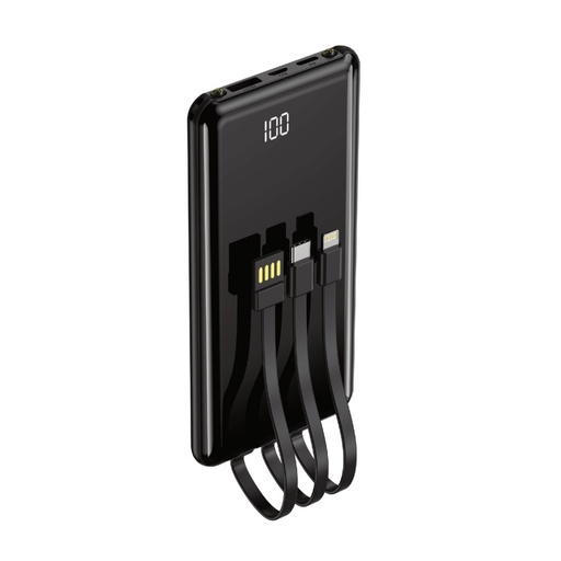 Setty PB-WK-101 power bank s kabelom (microUSB + type-C + lightning) (Crna)