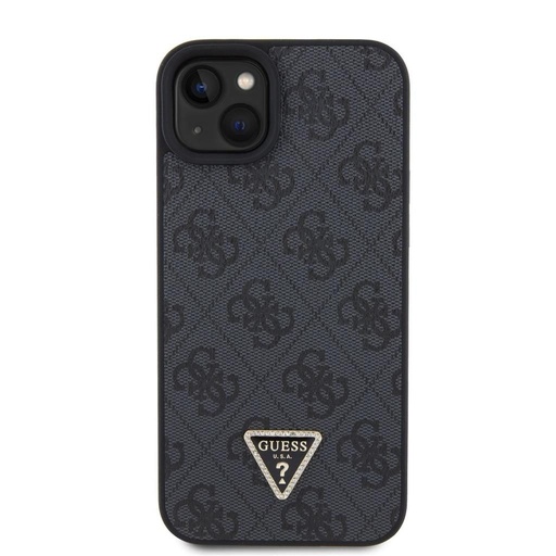 Apple iPhone 15 Plus Guess PU 4G Strass Triangle futrola (Crna) - GUHCP15MP4TDPK