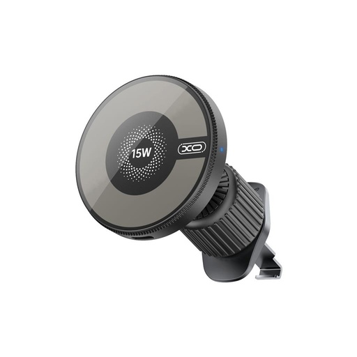 XO CX025 bežični auto magsafe brzi punjač (za ventilacijsku rešetku) (Crna)