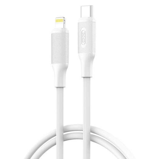 XO NB-Q265A USB-C–Lightning podatkovni kabel (Bijela) – Minimalist Series, 27W