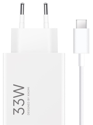 Xiaomi mrežni punjač Type-C s kabelom (Bijela) - 33W 3A - MDY-16-EF